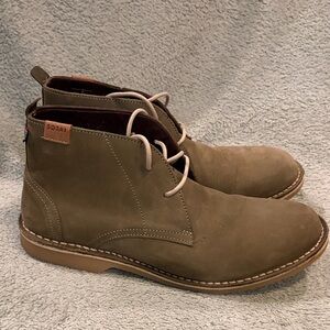 Veldskoen Men’s Luxury Olive LowTop Leather Boots sz 12
